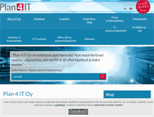 Tablet Screenshot of plan4it.fi